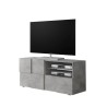 Moderne TV-meubel 121x42cm grijs beton Petite Ct Dama Aanbod