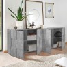 Dressoir voor woonkamer 4 deuren, buffetkast 241 cm in beton grijs, Dama Ct L Catalogus