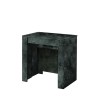 Uitbreidbare moderne zwarte eettafel Wing 54-252cm Verkoop