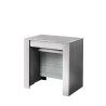 Uitschuifbare eettafel 54-252 cm in wit hout Coast Aanbod