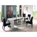 Uitschuifbare eettafel 54-252 cm in wit hout Coast Kortingen