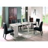 Uitschuifbare eettafel 54-252 cm in wit hout Coast Kortingen