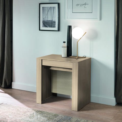 Uitschuifbare eettafel 54-252cm modern hout Hidalgo Aanbieding