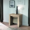 Uitschuifbare eettafel 54-252cm modern hout Hidalgo Aanbieding