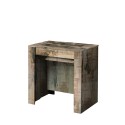 Uitschuifbare houten eettafel en console 54-252cm Tudor Aanbod