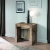 Uitschuifbare houten eettafel en console 54-252cm Tudor Aanbieding