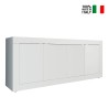 Moderne dressoir Altea Wh met 4 deuren 207cm wit hoogglans voor woonkamer Verkoop