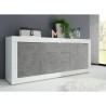 Dressoir 2 deuren 3 lades wit hoogglans beton 210cm Tribus BC Basic Voorraad