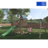 Jarcas4 Speeltuin voor Kinderen - Tuinhuisje met Glijbaan, Schommels en Zandbak Verkoop