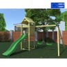 Buitenspeeltuin kinderen tuin klimtouw glijbaan schommels Gaia Verkoop