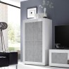 Kast keuken dressoir woonkamer 4 deuren wit glanzend beton Novia BC Basic Aanbieding