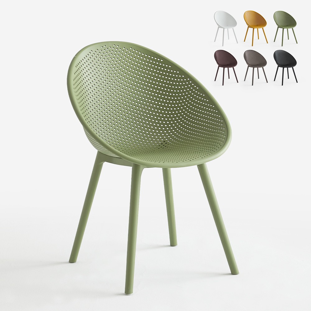 Moderne stoel Arielle voor buiten, bar, tuin, keuken of eetkamer
