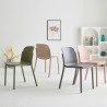 Moderne design stoel Helene voor keuken, eetkamer of restaurant Voorraad