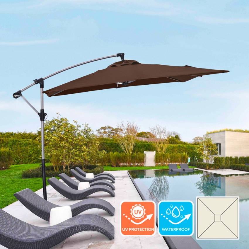 Zweefparasol 2,5 x 2,5 m Ipanema Aanbieding Zweefparasol 2,5 x 2,5 m Ipanema Aanbieding