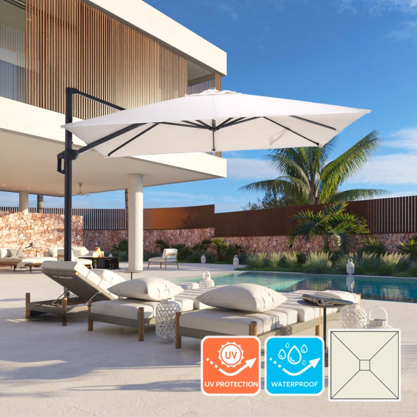 Zweefparasol 3x3 m Waikiki Aanbieding Zweefparasol 3x3 m Waikiki Aanbieding