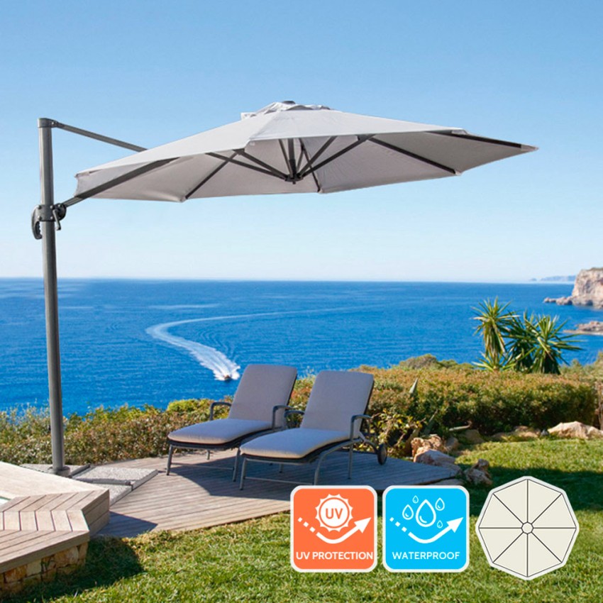 Aluminium zweefparasol 3 meter Paradise Aanbieding Aluminium zweefparasol 3 meter Paradise Aanbieding