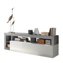 Dorian BC tv-meubel wit hoogglans grijs beton 184 cm Aanbod