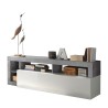 Dorian BC tv-meubel wit hoogglans grijs beton 184 cm Aanbod