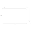 Moderne zwarte TV-kast woonkamer design met 4 deuren Montgomery Steel Catalogus
