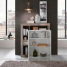 Wandmeubel woonkamer kast hout 2 deuren hoogglans wit Blume BP Catalogus