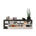 Moderne TV-meubel 184cm zwart wit glanzend Dorian BX Korting