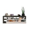 Moderne TV-meubel 184cm zwart wit glanzend Dorian BX Korting