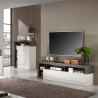 Moderne TV-meubel 184cm zwart wit glanzend Dorian BX Catalogus
