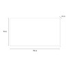 Spiegel 75x170cm wand woonkamer met houten lijst Amiral Jupiter Aanbod