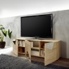 TV-meubel met 3 deuren in geometrisch design eikenhout Brema RS Vittoria Kortingen