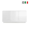 Moderne dressoir 3 deuren hoogglans wit 182cm WH M2 Verkoop