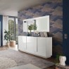 Moderne dressoir 3 deuren hoogglans wit 182cm WH M2 Kortingen