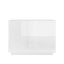 Buffetkast keuken woonkamer wit glanzend 2 deuren 120cm Jupiter WH S Aanbod