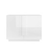 Buffetkast keuken woonkamer wit glanzend 2 deuren 120cm Jupiter WH S Aanbod