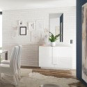 Buffetkast keuken woonkamer wit glanzend 2 deuren 120cm Jupiter WH S Kortingen