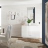 Buffetkast keuken woonkamer wit glanzend 2 deuren 120cm Jupiter WH S Kortingen