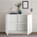 Buffetkast keuken woonkamer wit glanzend 2 deuren 120cm Jupiter WH S Catalogus