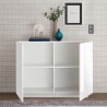 Buffetkast keuken woonkamer wit glanzend 2 deuren 120cm Jupiter WH S Catalogus
