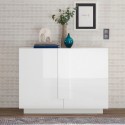 Buffetkast keuken woonkamer wit glanzend 2 deuren 120cm Jupiter WH S Aanbieding