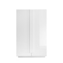 Witte glanzende kast met 2 deuren voor woonkamer of keuken Jupiter WH High Aanbod
