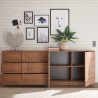 Dressoir woonkamer 241cm 2 deuren 3 lades hout Jupiter MR L1 Catalogus