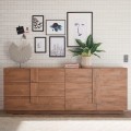 Dressoir woonkamer 241cm 2 deuren 3 lades hout Jupiter MR L1 Aanbieding
