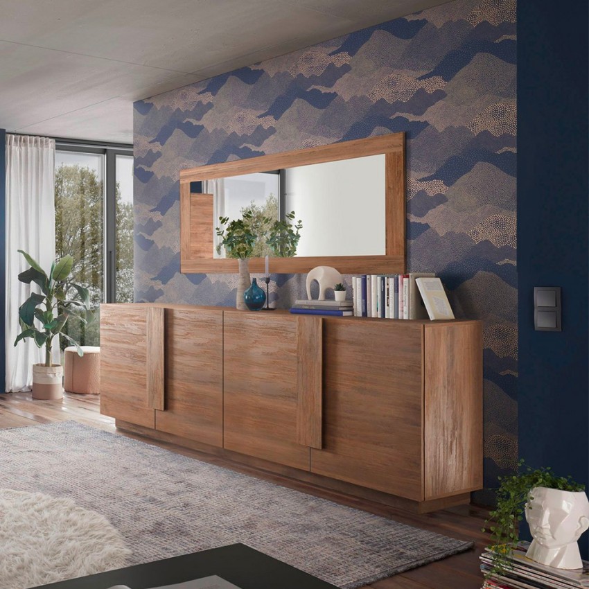 Design houten dressoir 241cm 4 deuren Jupiter MR L2 Aanbieding Design houten dressoir 241cm 4 deuren Jupiter MR L2 Aanbieding