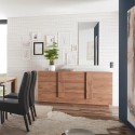 Moderne houten dressoir met deur, 3 laden, 182cm Jupiter MR M1 Kortingen