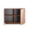Moderne houten opbergkast woonkamer met 2 deuren 120cm Jupiter MR S Korting