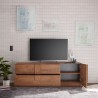 TV-meubel met 2 lades en 1 deur hout 181cm Jupiter MR T1 Catalogus