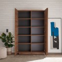 Houten kast voor woonkamer of keuken met 2 deuren, h193cm Jupiter MR High Keuze