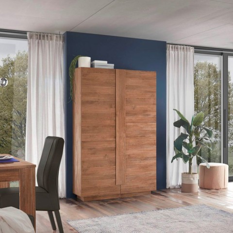 Houten kast voor woonkamer of keuken met 2 deuren, h193cm Jupiter MR High Aanbieding