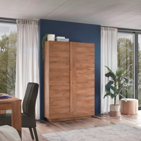 Woonkamer keukenkastje 2-deurs houten dressoir, 193 cm hoog Jupiter MR hoge versie. Aanbieding