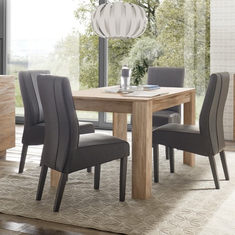Design eettafel keuken en eetkamer hout 180x90cm Atlantis Jupiter Aanbieding