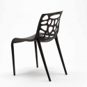 Ronde salontafel zwart 70x70 cm en 2 gekleurde stoelen Gelateria Cosmopolitan 